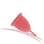 LilCup Oia menstruační kalíšek růžový 2 pevný