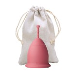 LilCup Oia menstruační kalíšek růžový 2 pevný