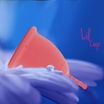 LilCup Oia menstruační kalíšek růžový 2 pevný