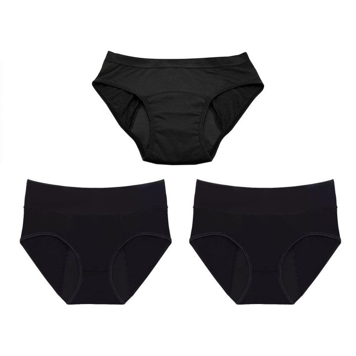 Mena by Moio period panties set Midi and Full 3pc