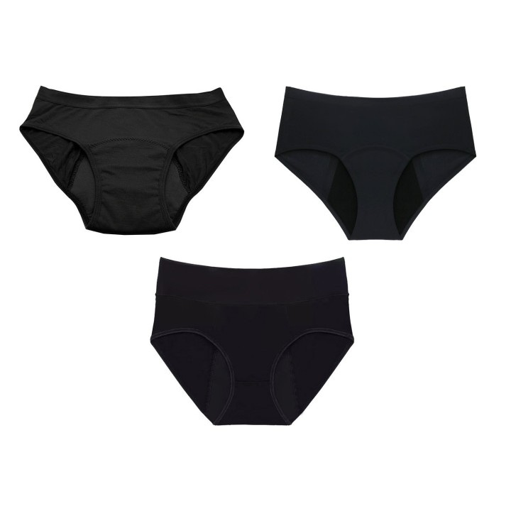 Mena by Moio sada menstruačních kalhotek Full, Midi, Bezešvé
