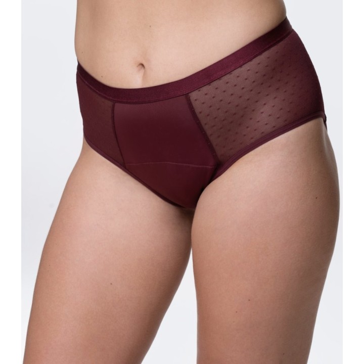 Dorina Eco Moon Midi menstruační kalhotky bordó