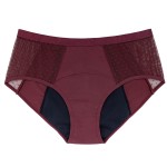 Dorina Eco Moon Midi menstruační kalhotky bordó